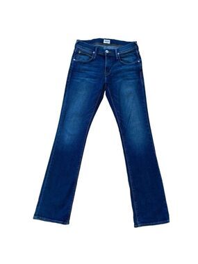 Hudson men jeans Clifton 5PKT bootcut zip fly bootcut blue stretch denim size 30